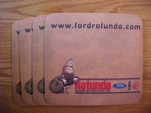LOT OF 4 NEW! THICK MOUSE PADS ADVERTISING FORD ROTUNDA