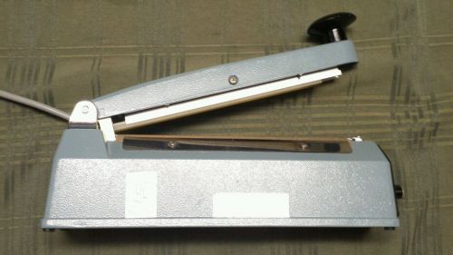 8&#034; hand nyclave impulse sealer heat sealer, for parts or repair for sale