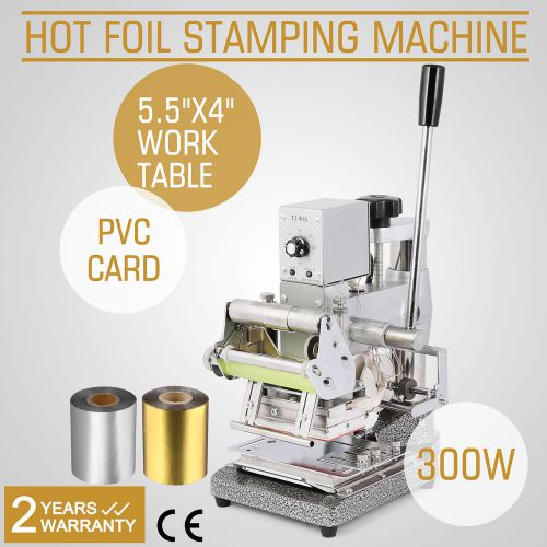 STAMPING MACHINE HOT FOIL STAINLESS STEEL WITH 2 FOIL PAPER CRAFT BOX GILDING