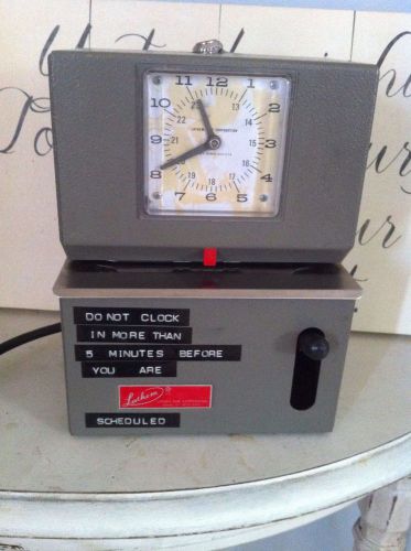 Lathem Employee timeclock time clock No Key working