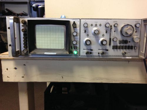 HP 181A Oscilloscope with 1824A Time Base Expander 1801A Dual Channel Amplifier