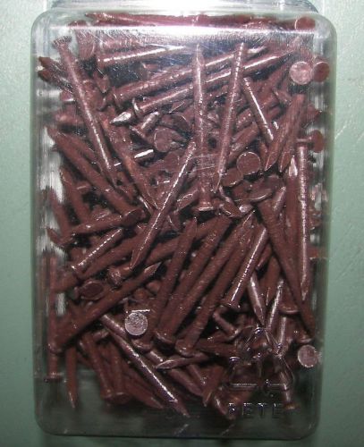 11/4&#034; Brown Aluminum Finish Trim Nails 1/4lb appro. 300 nails U.S.A.