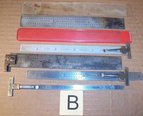 Starrett c304 general 300 6&#034; pocket ruler scale machinist lathe tool die maker for sale
