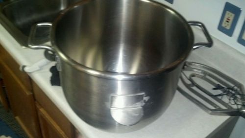 Hobart 30 quart Stainless commercial mixing bowl
