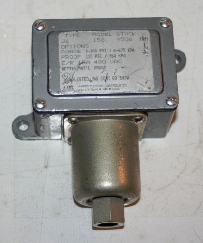 0-100 psi pressure switch  united electric ue j6-156 for sale