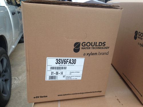 Goulds 3sv6fa30 6 stg esv stainless vertical water pump liquid end grundfos cr3 for sale