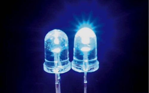 40-Ultra Bright BLUE LED&#039;s-Light Emitting Diodes+Resistors