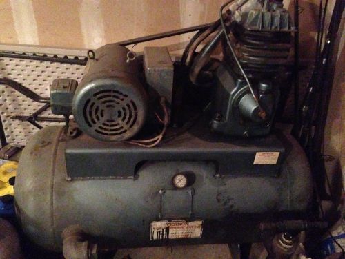 RT3-200  5 hp air compressor 150 psi lesson electric motor low hours