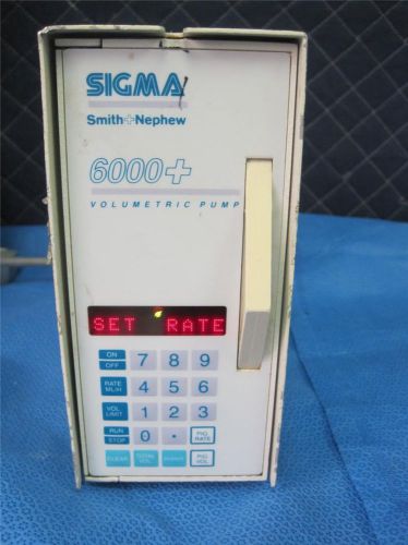 Sigma 6000 Volumetric Infusion Pump