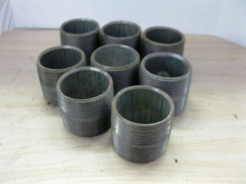 Contractor Bulk Lot 8 Pieces 1 1/2&#034; X Closed Galvanized Nipples  Free Shipping!