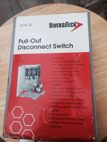 Diversitech 30 Amp Fused Pull Out Disconnect Switch DDS-30