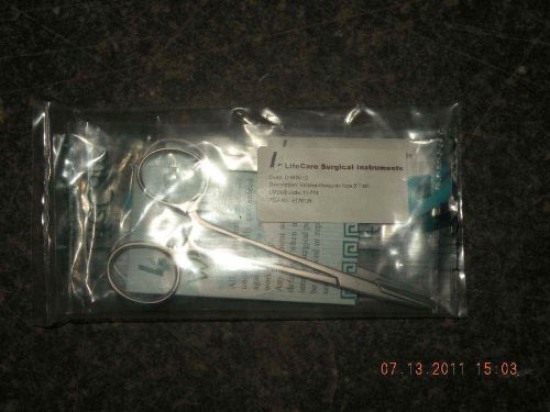 LOT OF 2 NEW LIFECARE SURGICAL HALSTED-MOSQUITO,5&#034;&#034; STR. NIP QTY 2