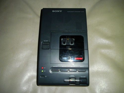 Sony Microcassette Transcriber Recorder Player M-2000 Untested Parts or Repair