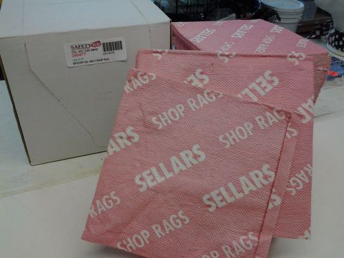 Sellars 225/ Box Oil Only Absorbent Shop Rags  12x12.5&#034;