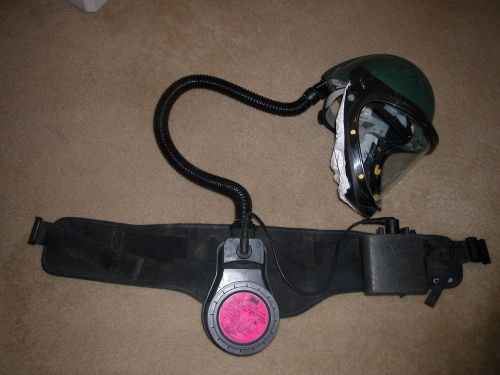 3m battery powered respirator with hard hat and many, many new extras! for sale