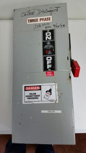 100 Amp 240 volt 3 Three Phase Fusible Disconnect