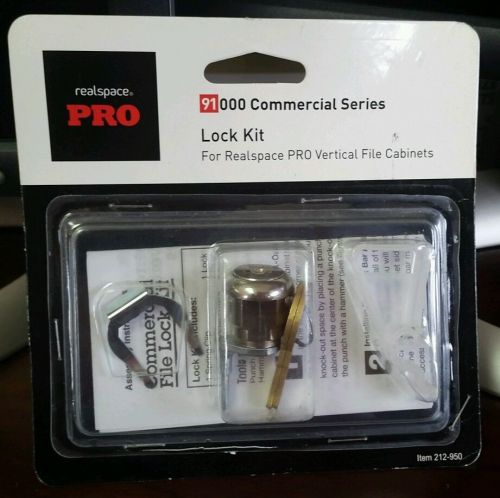 REALSPACE PRO Vertical File Cabinet Lock Kit 91000 commercial series