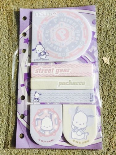 Pochacco -sanrio personal size planner insert post-it sticky notes, rare, nip for sale