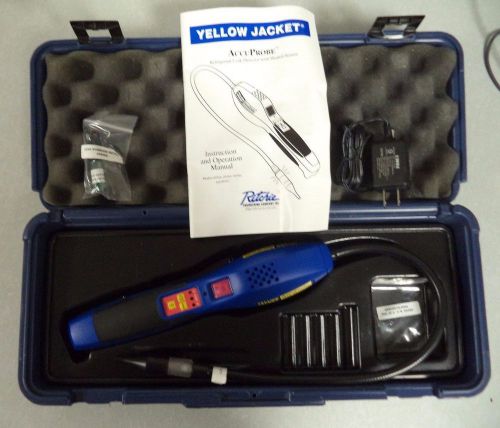 Ritchie Yellow Jacket 69365 AccuProbe Leak Detector With Heated Sensor In Case