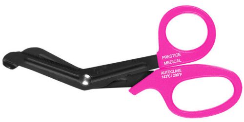 Prestige Medical Premium Clinical Fluoride Non Stick Scissor EMT Neon Pink 5.5