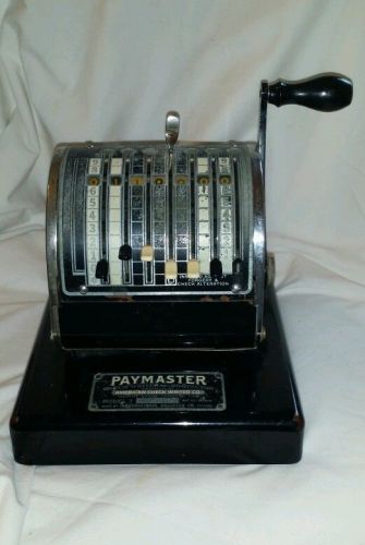 Paymaster check writer And Protector, Model Y
