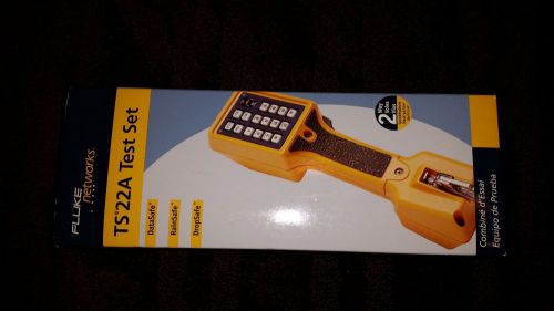 New fluke networks ts22a series test set 22801-009 for sale