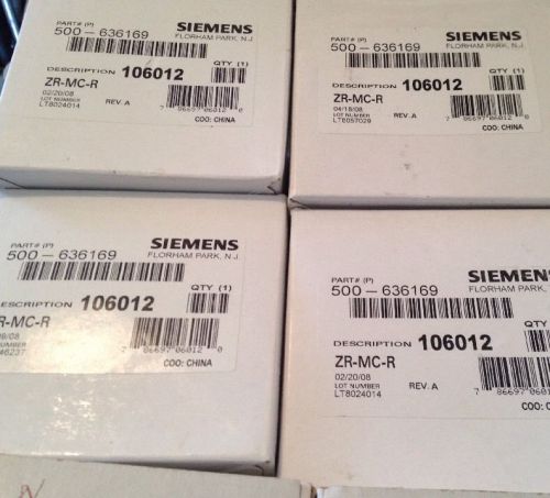 New Siemens ZR-MC-R 500-636169 106012 Red Fire Alarm Wall Mount Strobe