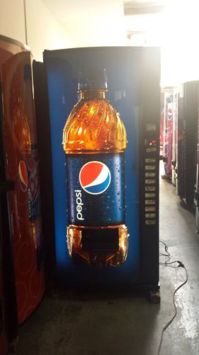 Pepsi soda vending machine royal vendors 768 - 10 melin iv refurbished for sale