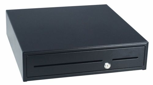 New logic controls (bematech) titan jr cash drawer cr1000 black + cable for sale