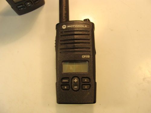 Used Motorola CP110 VHF Portable 2 Way Radios