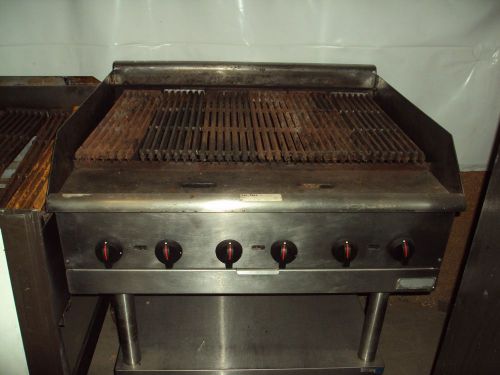 48&#034; Propane Charlbroiler with Stand on Casters