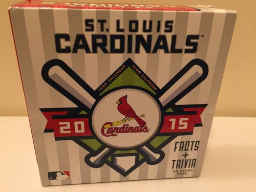 St. Louis Cardinals 2015 Desk Team Calendar by Turner Licensing Facts And Trivia