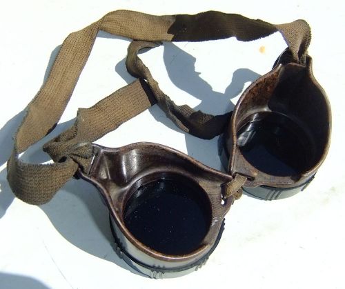 Vntg bakelite welding goggles steampunk for sale