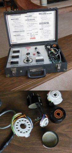 REM CRU-1B CATHODE RECOVERY UNIT PICTURE TUBE CRT TESTER WITH ADAPTORS ! NICE !