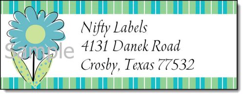 Pretty floral background #14 laser return address labels for sale