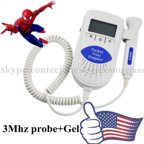 Sonoline B Fetal Doppler/lcd backlight,Baby Heart Monitor,3MHz Probe+GeL,FDA CE