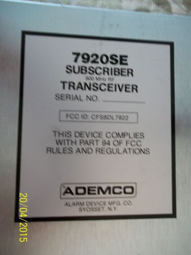Ademco 7920SE Subscriber Transceiver