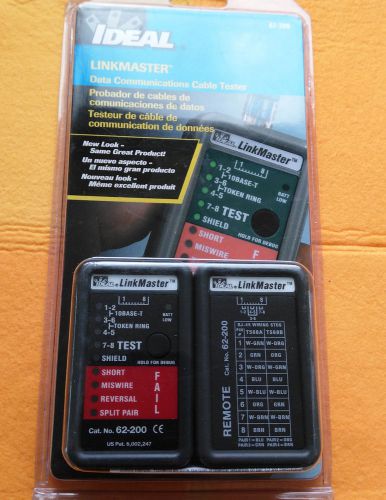 Ideal Linkmaster 62-200 Cable Tester (Factory Sealed)