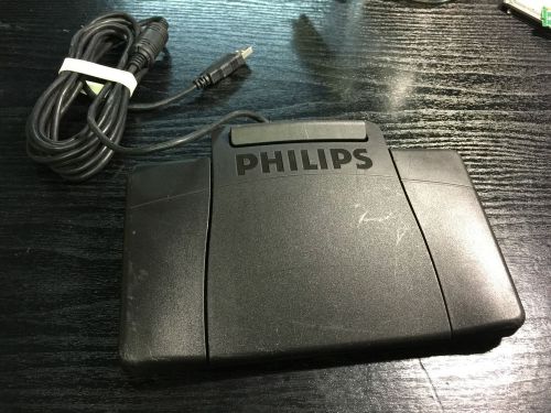 Philips 2310 USB Transcription Foot Pedal~TESTED~FREE SHIPPING!