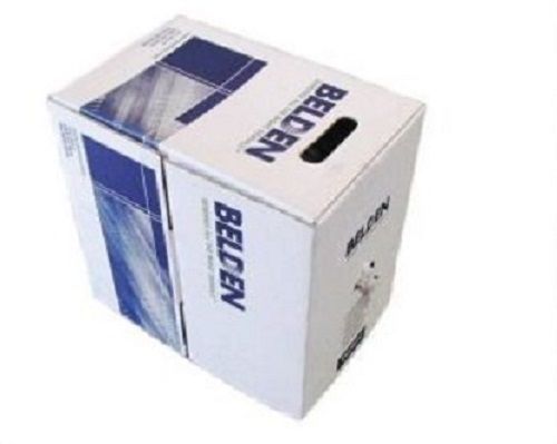 2000&#039; belden cmr 4pr cat5e cable (white) riser pvc 1583a 009u1000 (2x 1000&#039; box) for sale