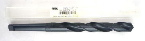 TOOLMEX TMX 5-190-245 53/64&#034; MT2 2MT Taper Shank HSS Black Oxide Drill A8
