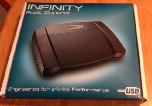 Infinity Transcription Digital Foot Control Pedal IN-USB-2 with Computer Plug