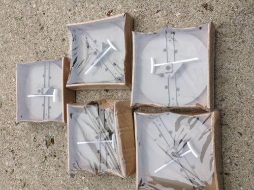 8&#034; butterfly duct dampers with key. Lot of 5 new