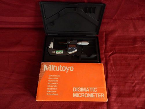 Mitutoyo 293-345 Digimatic Micrometer  Range: 1&#034;-2&#034;/25.4-50.8 mm  IP65