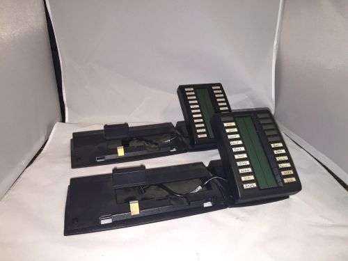 LOT OF 2  Nortel NTMN37BA70  KBA button add on + NTMN38AB70  Footstand for M3900