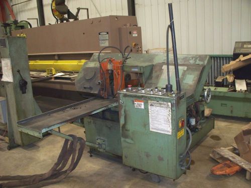 #9381: Metora (Dake) Horizontal Automatic Bandsaw Fabrication Equipment