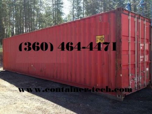 40&#039; High Cube Storage Shipping Cargo Container, Conex Box / Seattle WA.