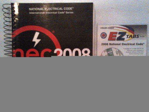 2008 NEC National Electrical Code Spiral bound and EZ Tabs