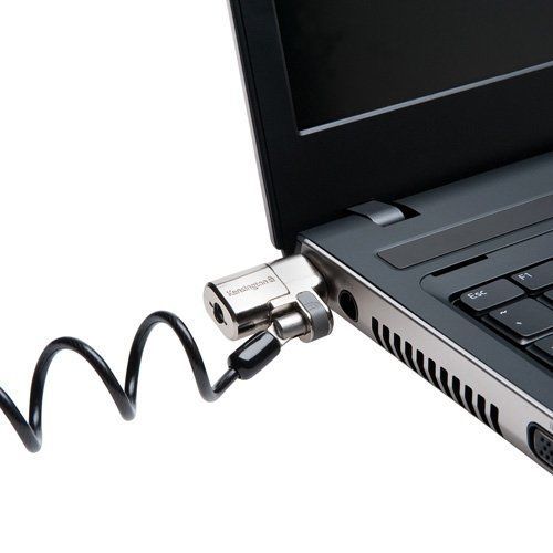 Kensington k64699us clicksafe portable keyed laptop computer lock for sale