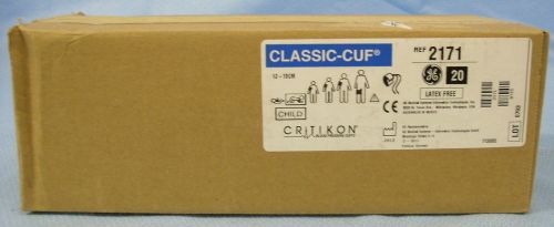1 Box /20  GE Critikon  Classic-Cuf BP Cuffs #2171